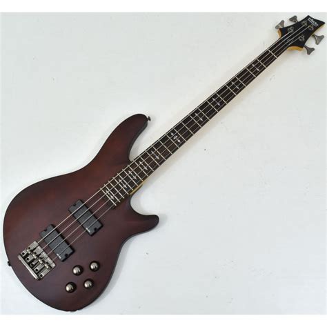 Schecter Omen Electric Bass In Walnut Satin Finish