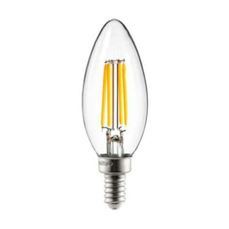 4 Watt LED Filament Chandelier Bulb with Torpedo Tip