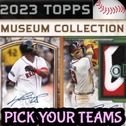 Topps Museum Collection Baseball Hobby Box Half Case Break