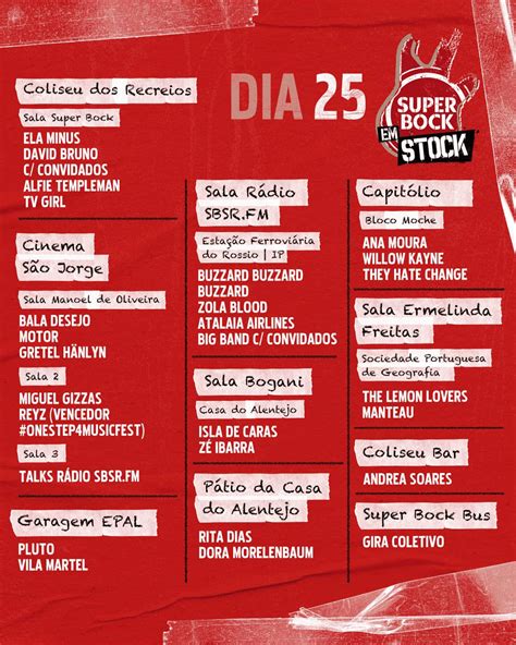 Cartaz Do Super Bock Em Stock Completo Concerto Exclusivo De Ana Moura