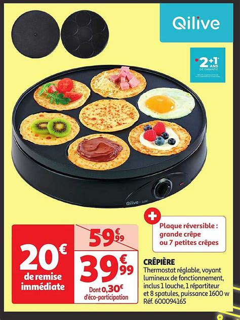 Promo Cr Pi Re Qilive Chez Auchan Icatalogue Fr