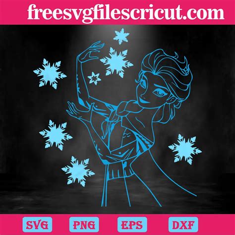 Elsa Frozen Snowflake Svg Free Svg Files For Cricut