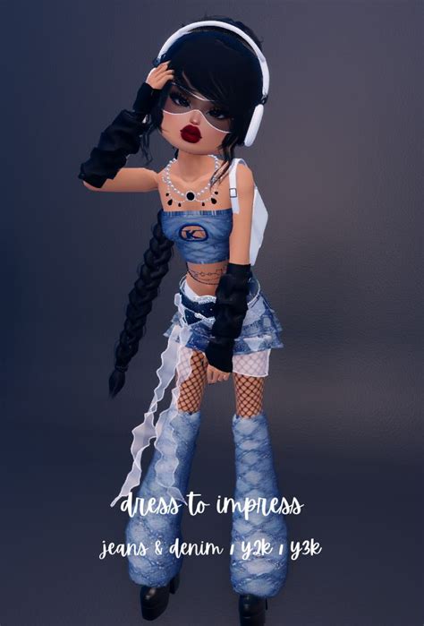 dress to impress theme jeans and denim y2k y3k dress to impress y2k outfits dresses