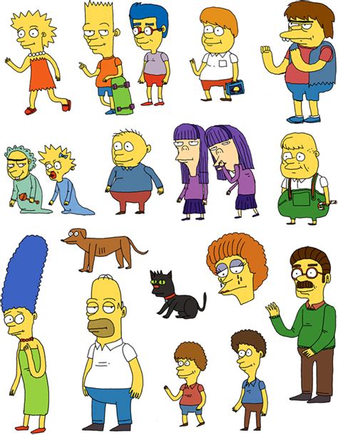 Simpsons Characters Names And Pictures List