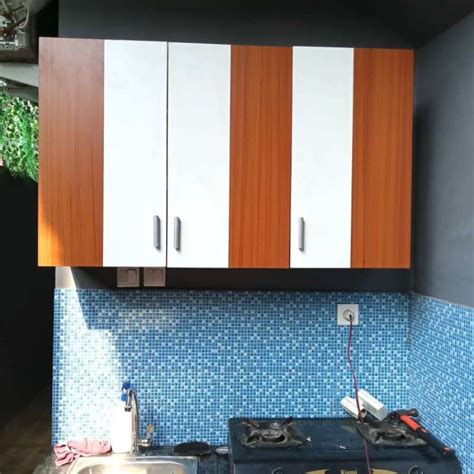 Promo RAK PIRING LEMARI DAPUR KITCHEN SET ATAS 3 PINTU Diskon 23 Di