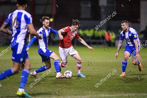 WIGAN ATHLETIC S MIDFIELDER TOM NAYLOR 4 Editorial Stock Photo Stock