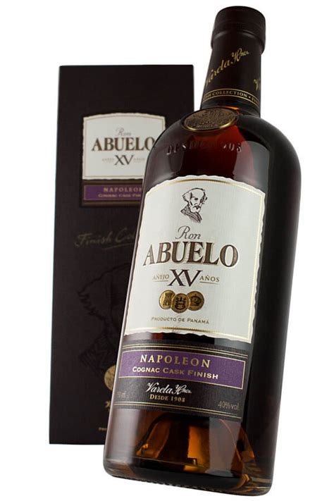 Ron Abuelo Anejo Xv Anos Napoleon Cognac Cask Finish Rum