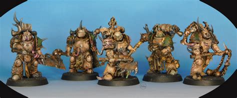 Plague Marines K C Holt Miniature Painting