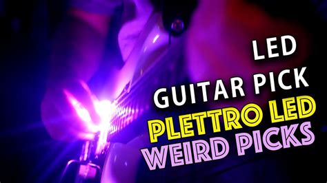 Led Guitar Pick Plettro Led Youtube