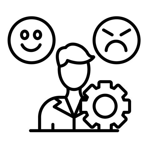 managing emotions  icon  vector art  vecteezy
