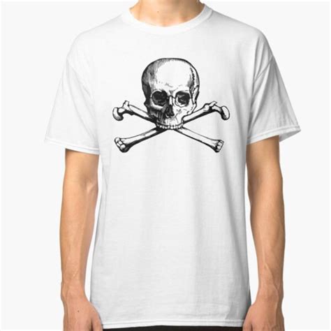 And Crossbones Skull Ts And Merchandise Redbubble