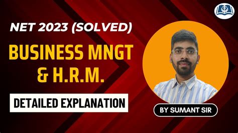 Business Management Hrm Ugc Net Commerce Solved Pyqs