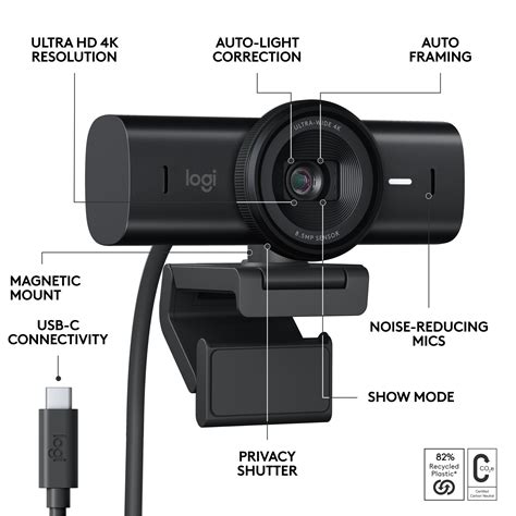 Customer Reviews Logitech Mx Brio Ultra Hd 4k Video Conference Gaming And Streaming Webcam