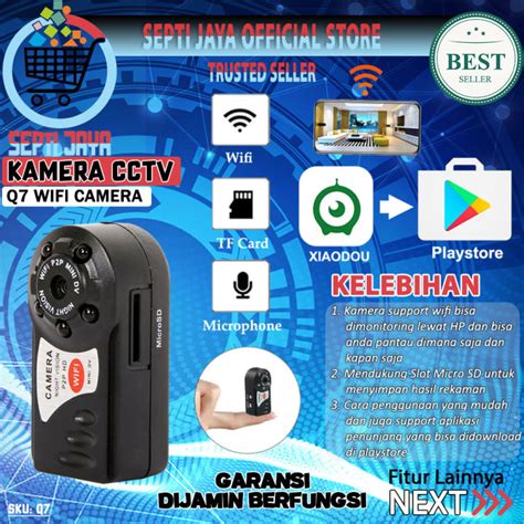 Spy IP Camera Mini DV DVR Wifi Q7 Kamera Full HD 1080P Camcorder