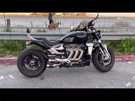 Triumph Rocket R Competition Werkes Exhaust Sound Youtube