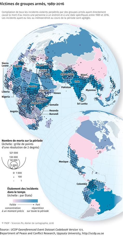 Victimes De Groupes Arm S Espace Mondial L Atlas