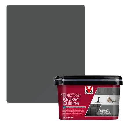 Peinture Cuisine V R Novation Perfection Anthracite Satin L