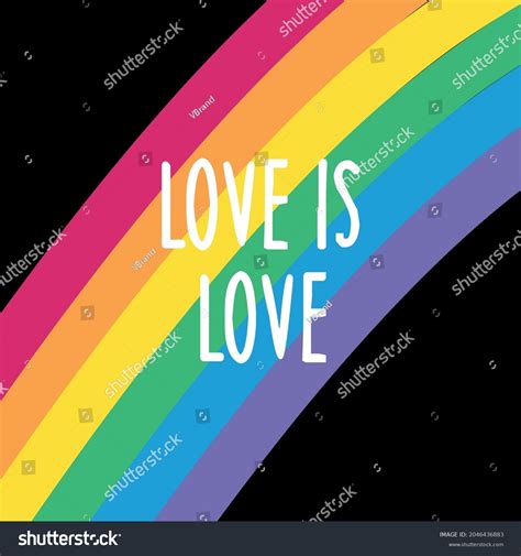 Lgbt Lgbtq Pride Hearts Slogans Social Stock Vector Royalty Free