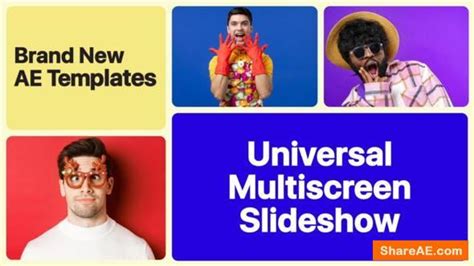 Videohive Multiscreen Slideshow Collective Free After Effects