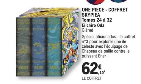 Promo One Piece Coffret Skypiea Tome Eiichiro Oda Gl Nat