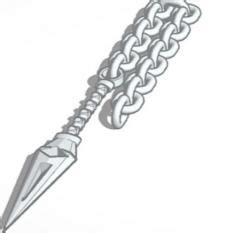 scorpion kunai with chain 3d models 【 STLFinder