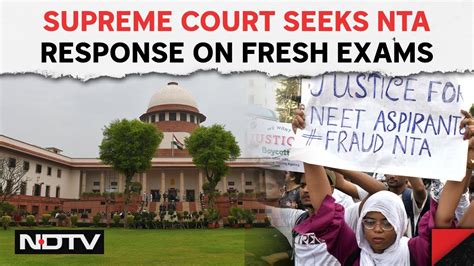 Supreme Court On NEET Result Supreme Court Seeks NTA Response On