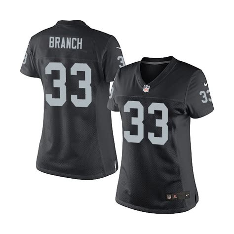 Women S Nike Oakland Raiders Tyvon Branch Limited Black Team Color