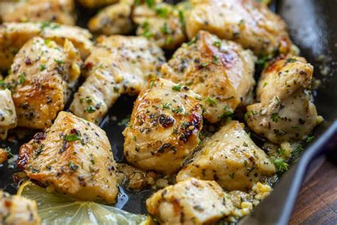 Lemon Garlic Chicken Bites I Am Homesteader