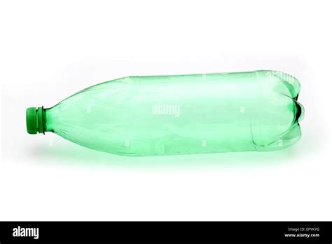 An Empty Plastic Bottle Green Stock Photo Alamy