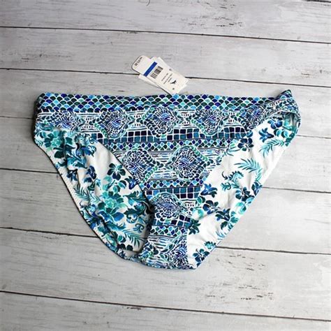 Tommy Bahama Women S Hipster Bikini Swim Bottoms Size XL Reversible Floral Isle EBay