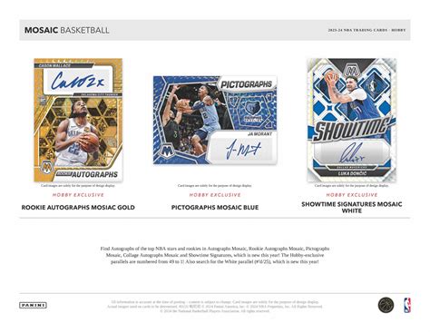 Panini Mosaic Nba Basketball Cards