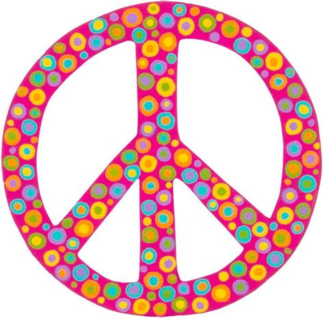 Peace Sign Magnet Metal