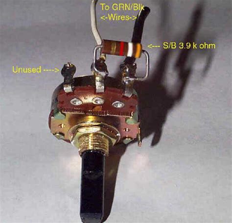 10k Ohm Audio Control Potentiometer With Spst Switch Wiring Diagram