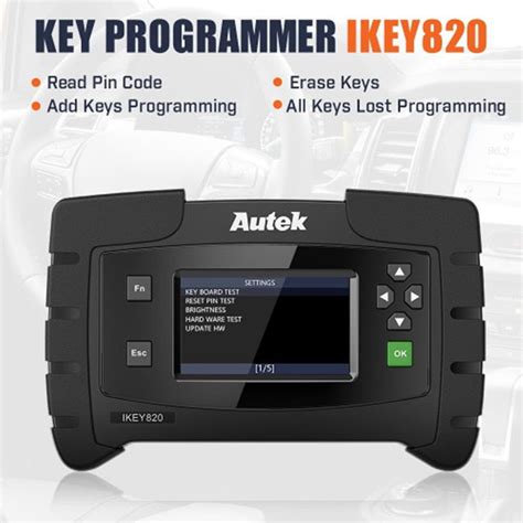 Original Autek Ikey820 OBD2 Car Key Auto Key Programmer Universal