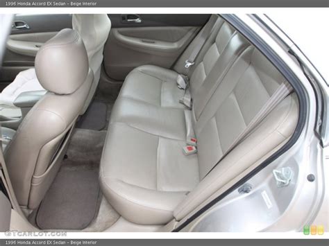 Beige Interior Rear Seat for the 1996 Honda Accord EX Sedan #78570426 ...