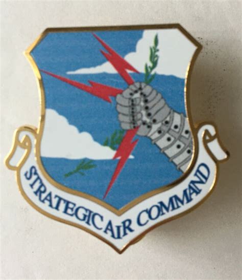 Us Air Force Strategic Air Command Sac Lapel Hat Pin Badge 1 12 Licensed Ebay