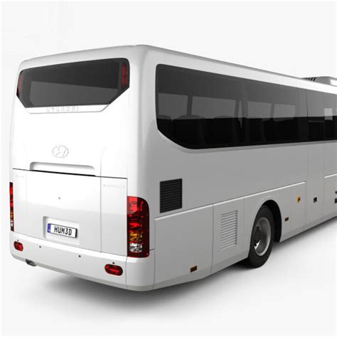 Hyundai Universe Xpress Noble Bus 2007 3d Model 149 Max Obj Ma