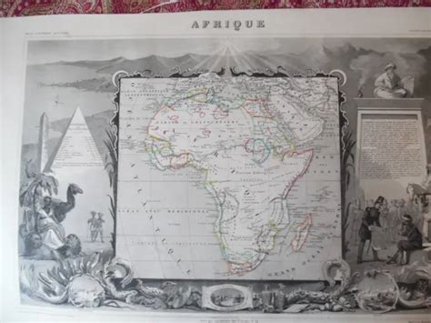 Ancienne Carte G Ographique De France Levasseur L Afrique