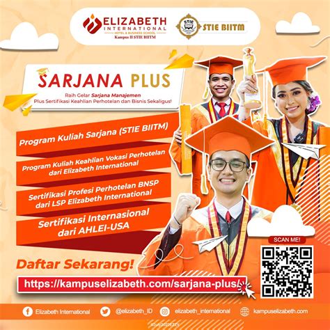 Program Sarjana Plus Elizabeth Internasional Kampus Pariwisata Bali