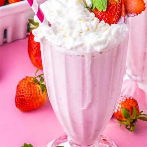 Strawberry Milkshake Love From The Oven