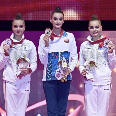 Dina Averina Rus Alina Harnasko Blr Arina Averina Rus