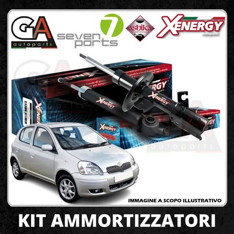 Kit 4 Ammortizzatori Anteriori Posteriori Toyota Yaris Dal 1999 Al 2005