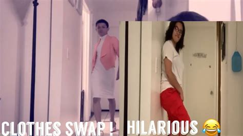 Extreme Couples Clothes Swap Challenge Hilliarious Youtube