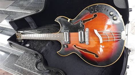 Hofner 4578 Tz 1972 Ful Hollow Body Made In Germany Rare Item Kaidee