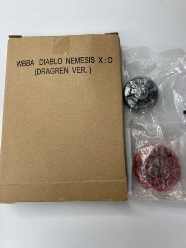 Takara Tomy Beyblade Metal Fight Wbba Red Diablo Nemesis Xd 4d