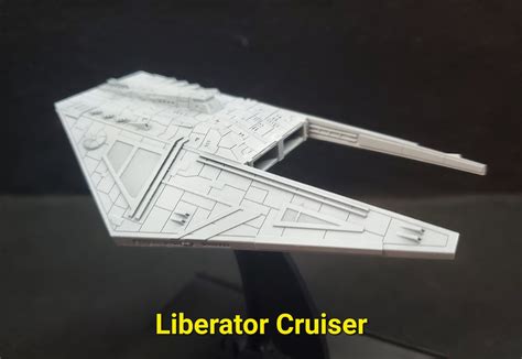 Liberator Cruiser For Star Wars Armada Or Display Resin 3d Printed 2 Variants Etsy