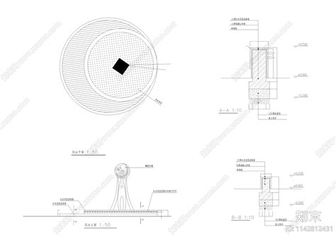 景观雕塑施工图下载【id1142812431】知末案例馆