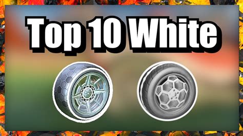 Top Titanium White Wheels In Rocket League Youtube