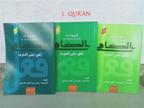 Al Kaafi Shorof Lengkap Jilid 1 Sampai 3 Kitab Al Kafi Shorof Bahasa