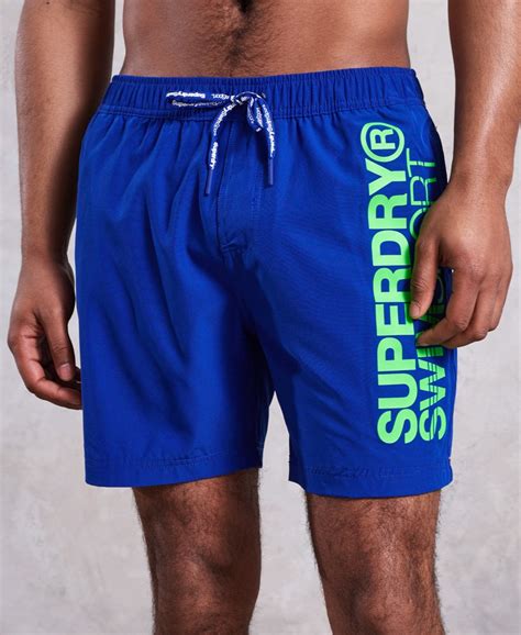 Superdry Sd Sports Volley Swim Shorts Mens Mens Swim Shorts